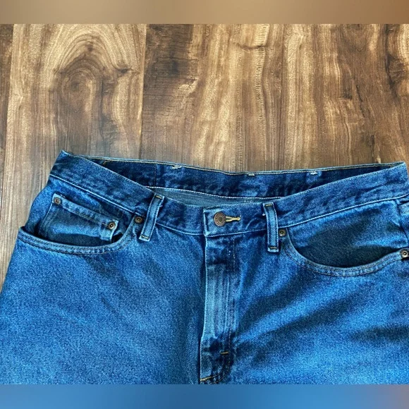 Men’s Wrangler Regular Fit Jeans (Size: 36 x30) - Picture 3 of 10